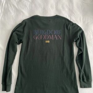 Kith Dark Green Long Sleeve with Multicolor Logo